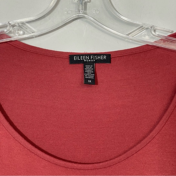 Eileen Fisher Asymmetric Hem Jersey Tunic Top Plus Size 1X 
Long Sleeve Shirt - Picture 5 of 8